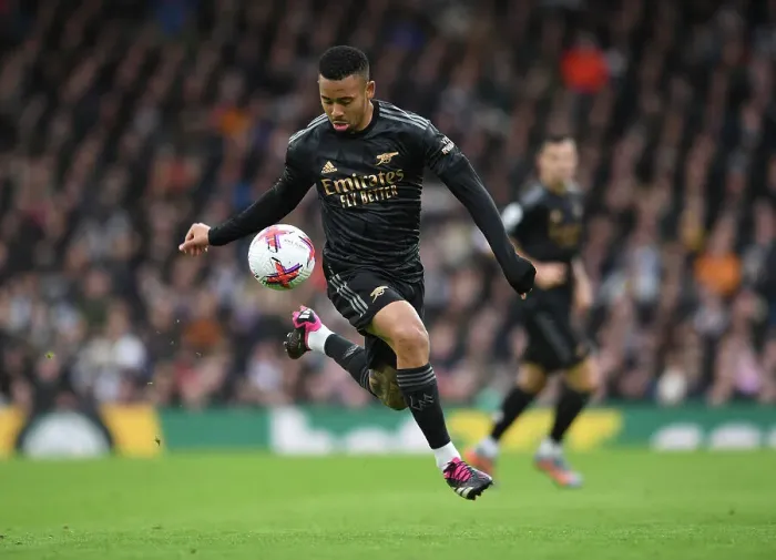 Framed Print : Gabriel Jesus in Action: Fulham vs. Arsenal, Premier League 2022-23 Framed Print : Gabriel Jesus in Action: Fulham vs. Arsenal, Premier League 2022-23
