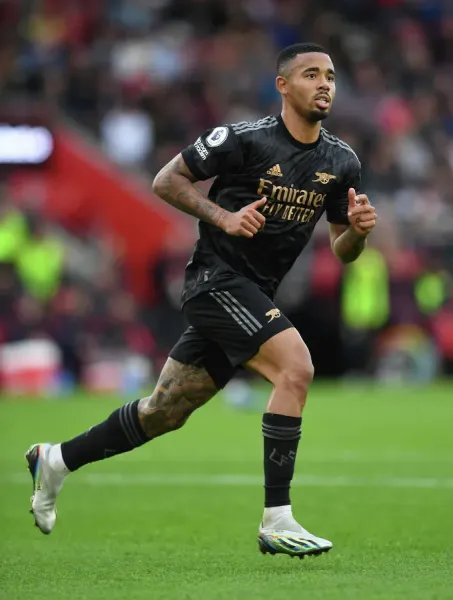 Football Player Gabriel Jesus Shoes Arsenal FC Print: Gabriel