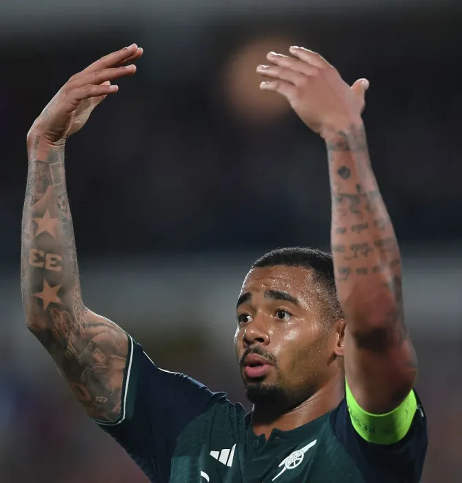 Framed Print : Gabriel Jesus in Action: Thrilling Arsenal's UEFA Champions League Battle against RC Lens, 2023 / 24 Framed Print : Gabriel Jesus in Action: Thrilling Arsenal's UEFA Champions League Battle against RC Lens, 2023 / 24
