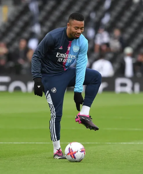 Football Player Gabriel Jesus Shoes Adidas Arsenal FC Gabriel