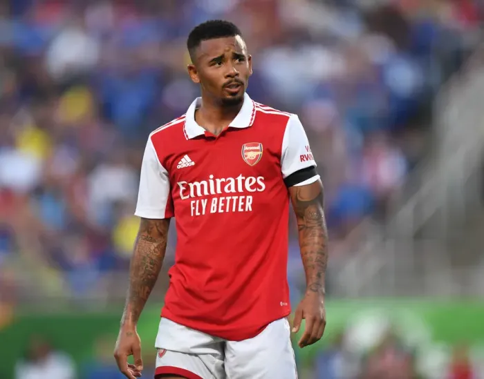 Framed Print : Gabriel Jesus Dazzles: Arsenal Outshines Chelsea in Florida Cup 2022-23