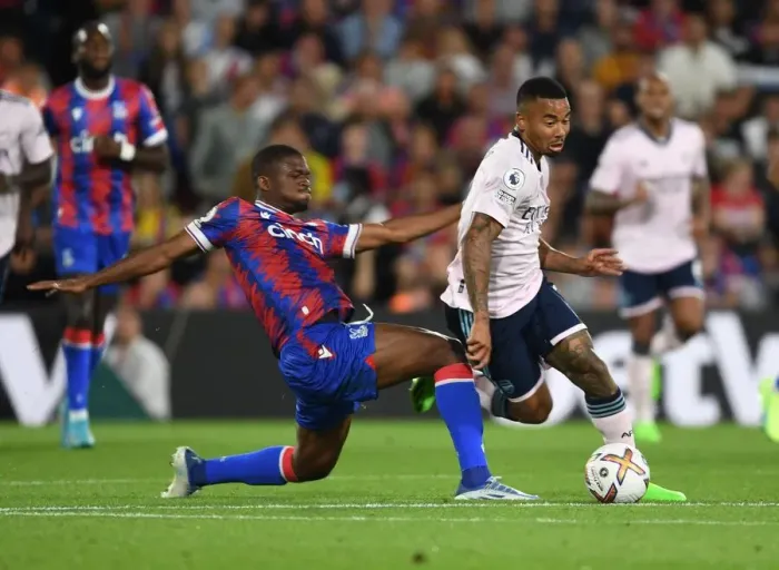 Framed Print : Gabriel Jesus Debut: Arsenal Kick Off 2022-23 Premier League Season with Win over Crystal Palace