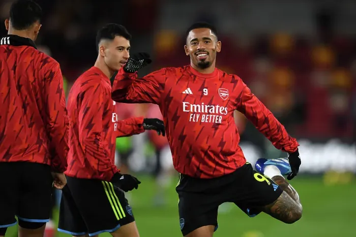 Framed Print : Gabriel Jesus Gears Up: Arsenal vs. Brentford, Premier League 2023-24 Framed Print : Gabriel Jesus Gears Up: Arsenal vs. Brentford, Premier League 2023-24