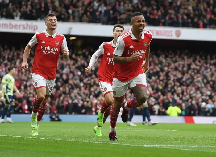 Framed Print : Gabriel Jesus Hat-Trick: Thrilling 3-1 Arsenal Victory over Leeds United (2022-23) Framed Print : Gabriel Jesus Hat-Trick: Thrilling 3-1 Arsenal Victory over Leeds United (2022-23)