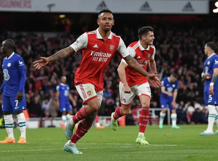 Framed Print : Gabriel Jesus Hat-trick: Thrilling Arsenal Victory over Chelsea in the 2022-23 Premier League Framed Print : Gabriel Jesus Hat-trick: Thrilling Arsenal Victory over Chelsea in the 2022-23 Premier League