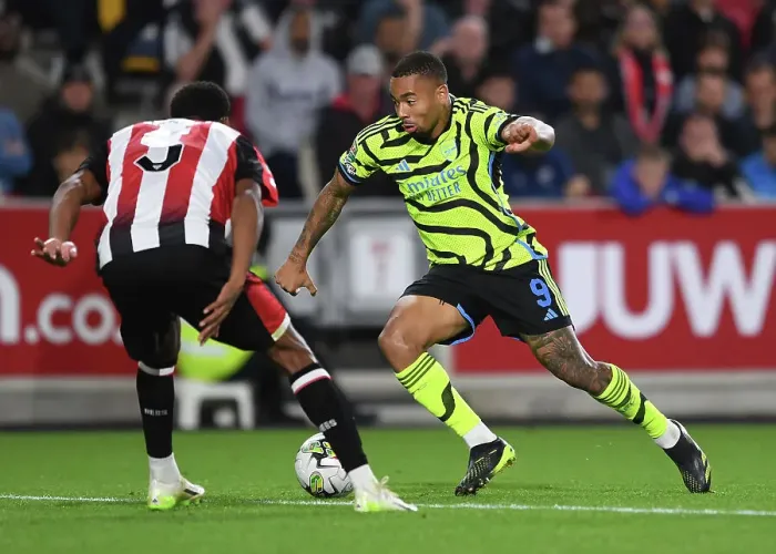 Framed Print : Gabriel Jesus Leads Arsenal to Carabao Cup Victory over Brentford, 2023-24 Framed Print : Gabriel Jesus Leads Arsenal to Carabao Cup Victory over Brentford, 2023-24