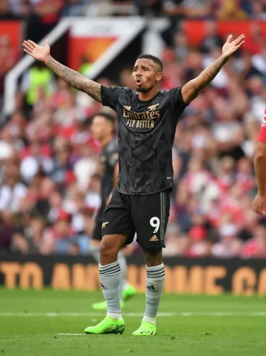 Framed Print : Gabriel Jesus: Old Trafford Showdown - Arsenal vs. Manchester United, Premier League 2022-23 Framed Print : Gabriel Jesus: Old Trafford Showdown - Arsenal vs. Manchester United, Premier League 2022-23
