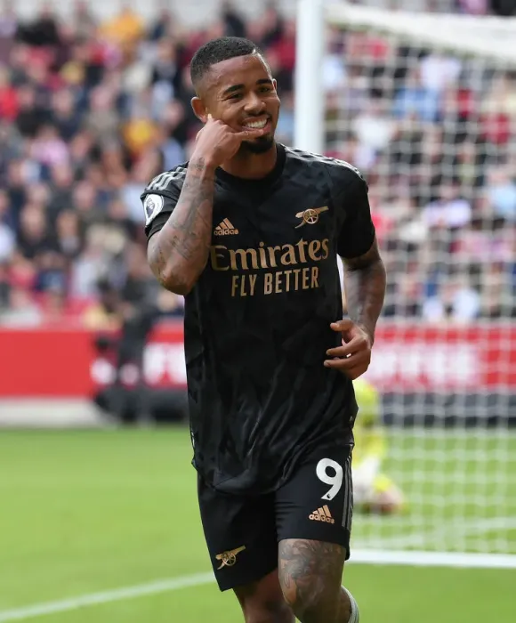 Framed Print : Gabriel Jesus Scores Arsenal's Second Goal: Brentford 1-2 Arsenal (2022-23) Framed Print : Gabriel Jesus Scores Arsenal's Second Goal: Brentford 1-2 Arsenal (2022-23)