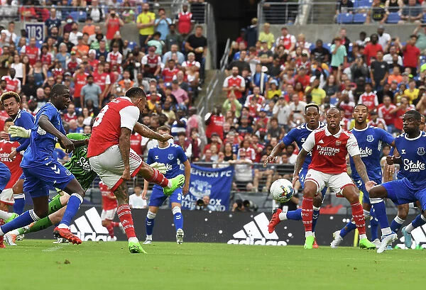 Gabriel Jesus Scores First Arsenal Goal in Pre-Season Friendly Against Everton (2022)
