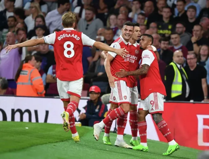 Framed Print : Gabriel Jesus Scores First Arsenal Goal: Arsenal Kicks Off 2022-23 Premier League Campaign with Victory Over Aston Villa