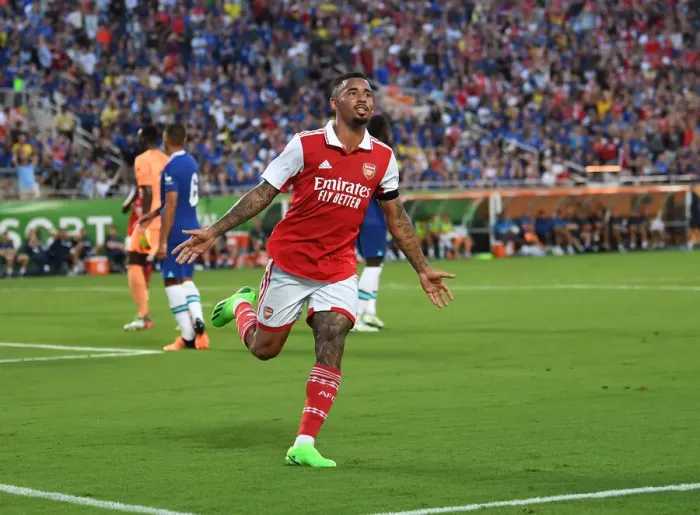 Framed Print : Gabriel Jesus Scores First Arsenal Goal: Arsenal Defeats Chelsea in 2022-23 Florida Cup Framed Print : Gabriel Jesus Scores First Arsenal Goal: Arsenal Defeats Chelsea in 2022-23 Florida Cup