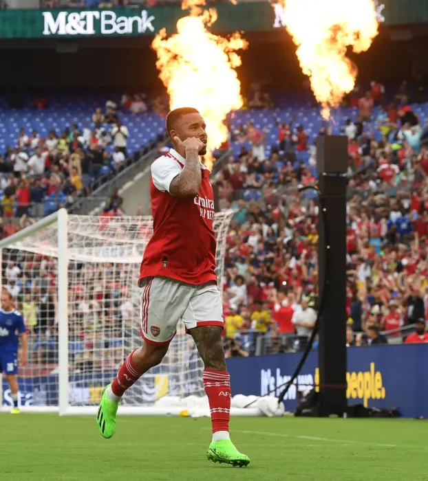 Framed Print : Gabriel Jesus Scores First Arsenal Goal: Arsenal FC Wins Pre-Season Friendly Against Everton, July 2022 Framed Print : Gabriel Jesus Scores First Arsenal Goal: Arsenal FC Wins Pre-Season Friendly Against Everton, July 2022