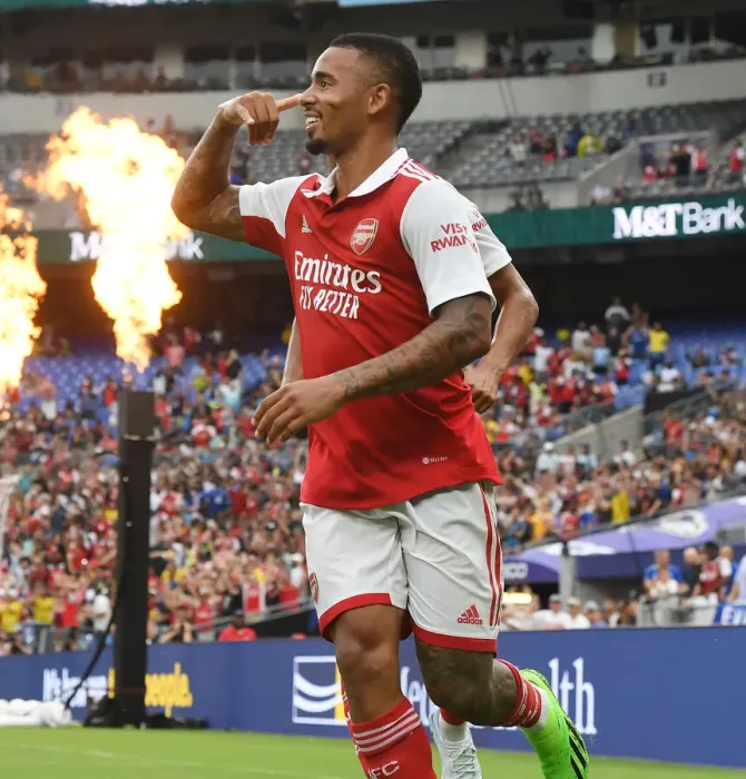 Framed Print : Gabriel Jesus Scores First Arsenal Goal in Pre-Season Friendly Against Everton, Baltimore 2022 Framed Print : Gabriel Jesus Scores First Arsenal Goal in Pre-Season Friendly Against Everton, Baltimore 2022