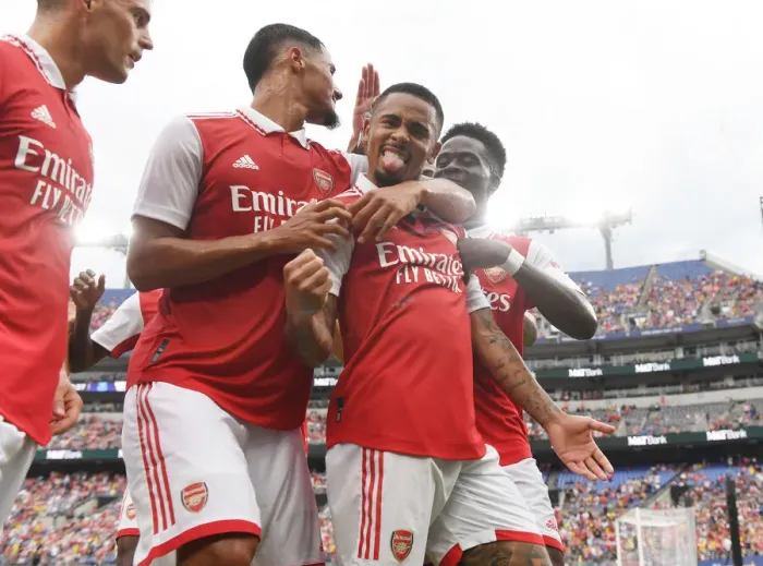 Framed Print : Gabriel Jesus Scores First Arsenal Goal: Pre-Season Win Against Everton (2022-23) Framed Print : Gabriel Jesus Scores First Arsenal Goal: Pre-Season Win Against Everton (2022-23)