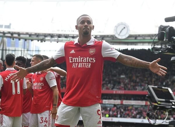 Gabriel Jesus Scores the Second Goal: Arsenal FC vs. Tottenham Hotspur, Premier League 2022-23