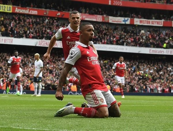Gabriel Jesus Scores the Second Goal: Arsenal vs. Tottenham, Premier League 2022-23