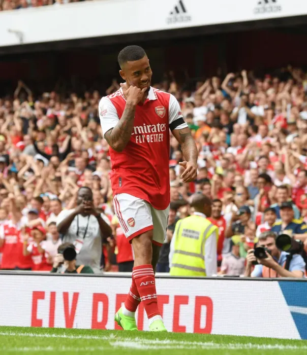 Framed Print : Gabriel Jesus Scores the Winning Goal: Arsenal Claims Victory over Sevilla in Emirates Cup Showdown Framed Print : Gabriel Jesus Scores the Winning Goal: Arsenal Claims Victory over Sevilla in Emirates Cup Showdown