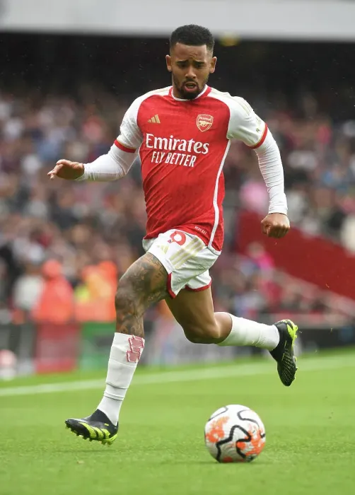 Framed Print : Gabriel Jesus Shines: Arsenal Kicks Off 2023-24 Premier League Season with Win over Fulham Framed Print : Gabriel Jesus Shines: Arsenal Kicks Off 2023-24 Premier League Season with Win over Fulham