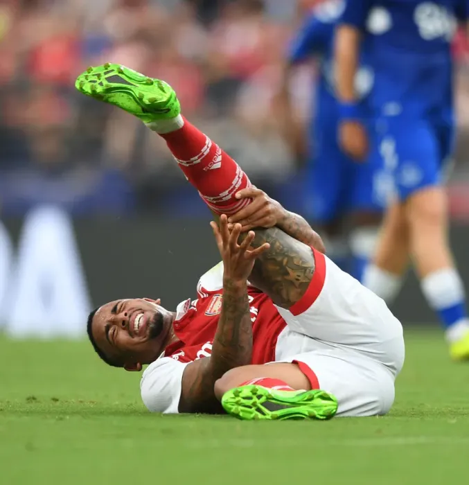Framed Print : Gabriel Jesus Shines: Arsenal's Star Performance Against Everton in Baltimore Pre-Season Clash, 2022