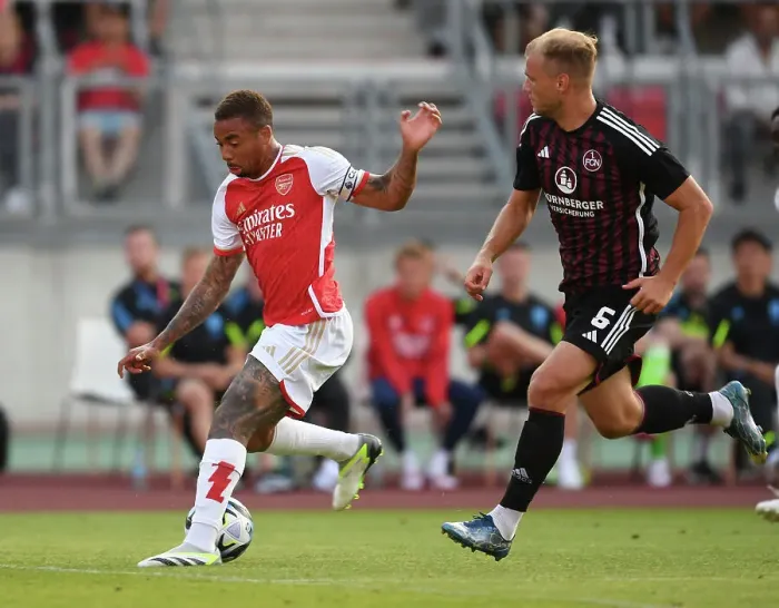 Framed Print : Gabriel Jesus Stars: Arsenal Secures Pre-Season Win over FC Nurnberg, 2023 Framed Print : Gabriel Jesus Stars: Arsenal Secures Pre-Season Win over FC Nurnberg, 2023