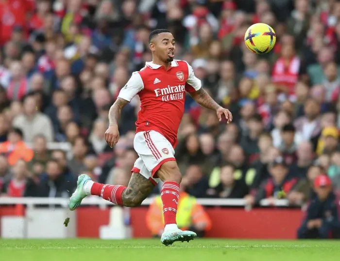 Framed Print : Gabriel Jesus Stars: Arsenal Secures Victory Over Nottingham Forest in Premier League