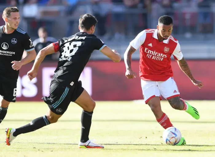 Framed Print : Gabriel Jesus Stars in Arsenal's Pre-Season Victory over 1. FC Nürnberg