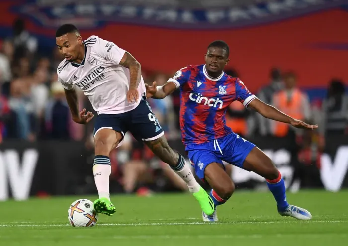 Framed Print : Gabriel Jesus vs Cheick Doucoure: Battle at Selhurst Park - Crystal Palace vs Arsenal FC, Premier League 2022-23 Framed Print : Gabriel Jesus vs Cheick Doucoure: Battle at Selhurst Park - Crystal Palace vs Arsenal FC, Premier League 2022-23