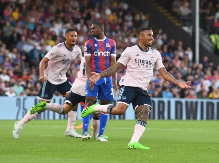 Framed Print : Gabriel Jesus's Debut Goal: Arsenal Secures Win Against Crystal Palace in 2022-23 Premier League Opener Framed Print : Gabriel Jesus's Debut Goal: Arsenal Secures Win Against Crystal Palace in 2022-23 Premier League Opener