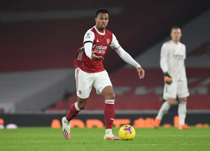 Framed Print : Gabriel Magalhaes in Action: Arsenal vs. Wolverhampton Wanderers (2020-21) - Emirates Stadium Framed Print : Gabriel Magalhaes in Action: Arsenal vs. Wolverhampton Wanderers (2020-21) - Emirates Stadium