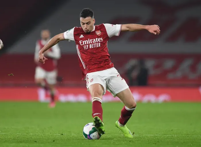 Framed Print : Gabriel Magalhaes Faces Manchester City in Carabao Cup Showdown