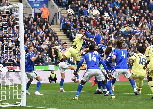 Gabriel Magalhaes Scores First Goal: Leicester City vs. Arsenal, Premier League 2021-22