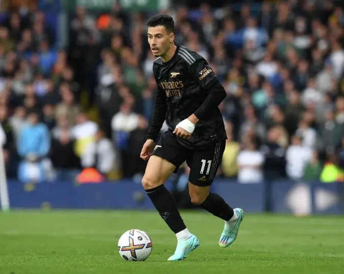 Framed Print : Gabriel Martinelli in Action: Arsenal's Star Forward Shines Against Leeds United, Premier League 2022-23 Framed Print : Gabriel Martinelli in Action: Arsenal's Star Forward Shines Against Leeds United, Premier League 2022-23