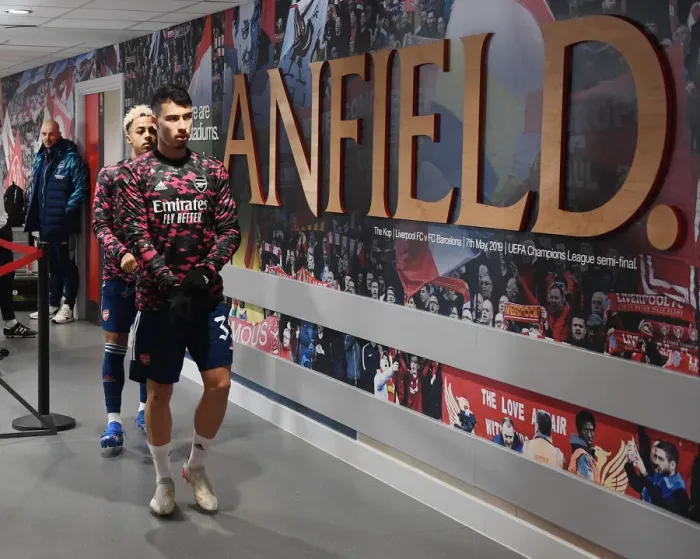 Framed Print : Gabriel Martinelli Readies for Carabao Cup Showdown at Anfield