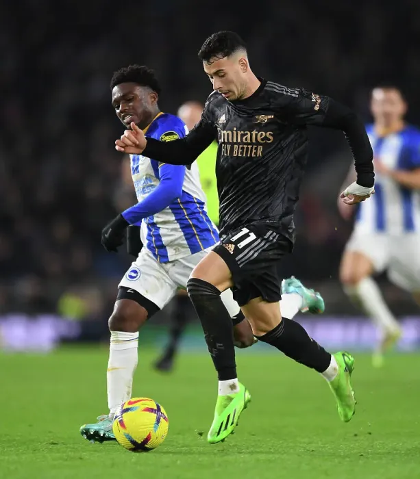 Framed Print : Gabriel Martinelli Scores Arsenal's Fourth Goal Against Brighton & Hove Albion in 2022-23 Premier League Framed Print : Gabriel Martinelli Scores Arsenal's Fourth Goal Against Brighton & Hove Albion in 2022-23 Premier League