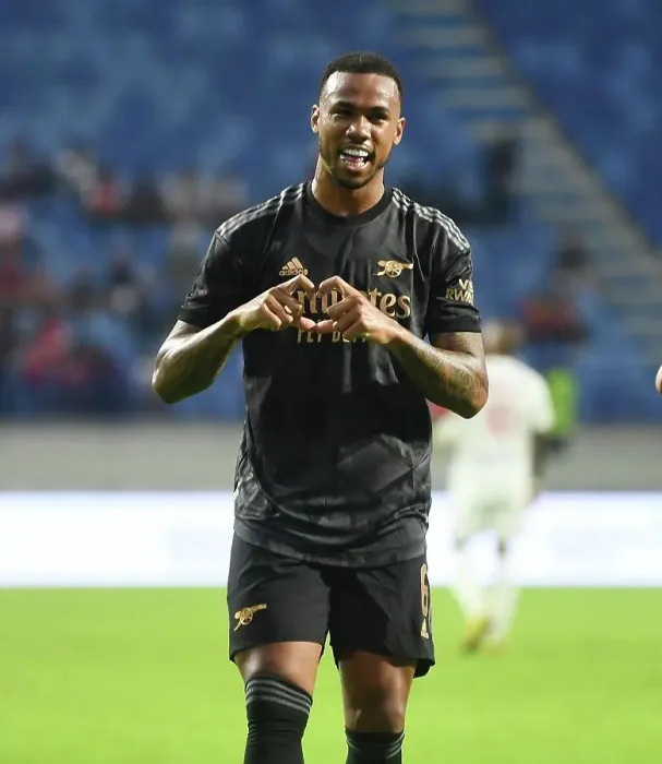 Framed Print : Gabriel Scores First Arsenal Goal: Arsenal Victory in 2022-23 Dubai Super Cup Against Olympique Lyonnais Framed Print : Gabriel Scores First Arsenal Goal: Arsenal Victory in 2022-23 Dubai Super Cup Against Olympique Lyonnais