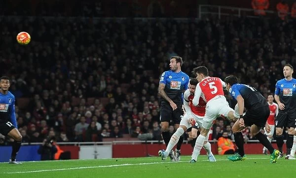 Gabriel Scores First Arsenal Goal: Arsenal vs. Bournemouth, Premier League 2015-16