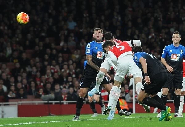 Gabriel Scores First Arsenal Goal: Arsenal vs. Bournemouth, Premier League 2015-16