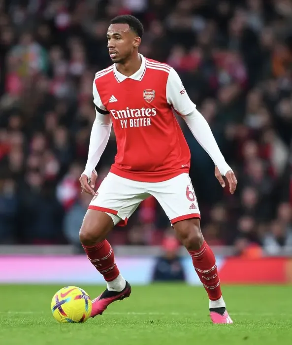 Framed Print : Gabriel Stands Firm: Arsenal vs. Brentford Clash in Premier League at Emirates Stadium Framed Print : Gabriel Stands Firm: Arsenal vs. Brentford Clash in Premier League at Emirates Stadium