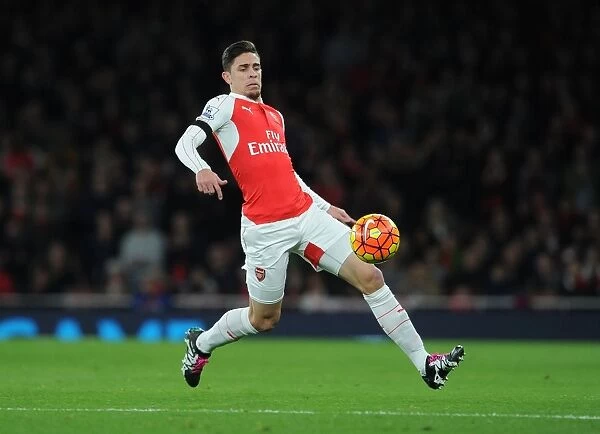 Gabriel vs Bournemouth: Arsenal's Defender in Action during the 2015-16 Premier League Clash