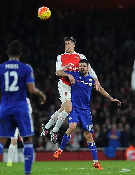 Gabriel vs Diego Costa: A Football Showdown - Arsenal v Chelsea Clash (2016)