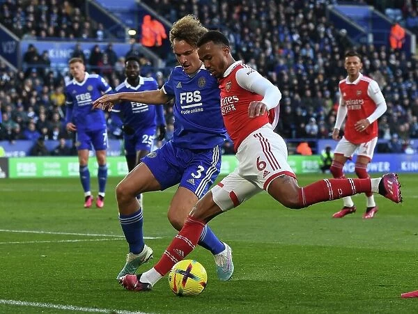 Gabriel vs. Faes: Battle at The King Power Stadium - Leicester City vs. Arsenal FC, Premier League 2022-23