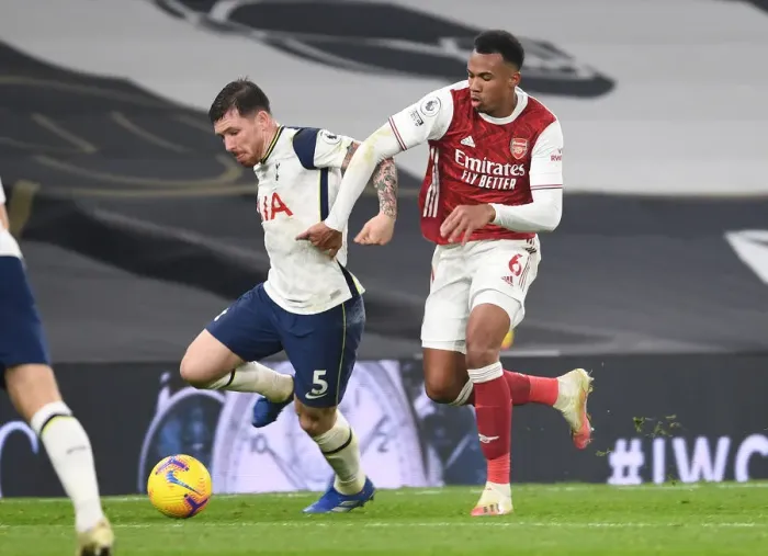 Framed Print : Gabriel vs Hojbjerg: Battle in the London Derby - Tottenham vs Arsenal, Premier League 2020-21 Framed Print : Gabriel vs Hojbjerg: Battle in the London Derby - Tottenham vs Arsenal, Premier League 2020-21