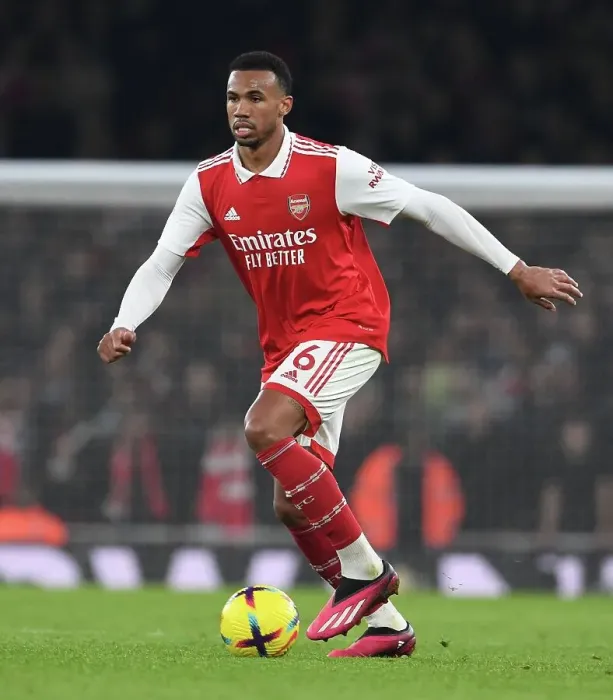Framed Print : Gabriel vs Manchester City: Arsenal's Star Defender Faces Premier League Rival in Intense Showdown Framed Print : Gabriel vs Manchester City: Arsenal's Star Defender Faces Premier League Rival in Intense Showdown