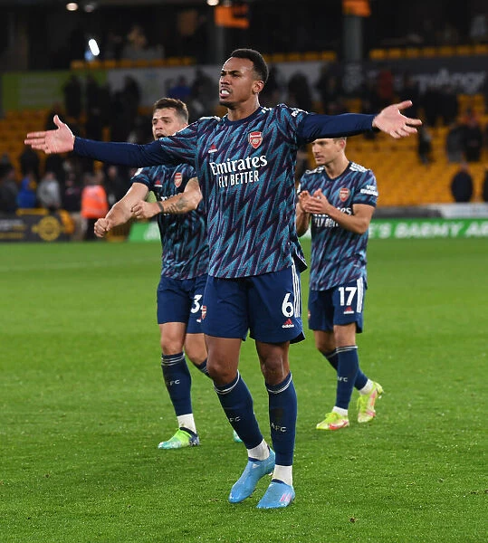 Gabriel's Celebration: Arsenal Secures Win Against Wolverhampton Wanderers in Premier League