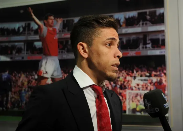 Framed Print : Gabriel's Pre-Match Interview: Arsenal vs. Watford, Premier League 2015-16 Framed Print : Gabriel's Pre-Match Interview: Arsenal vs. Watford, Premier League 2015-16