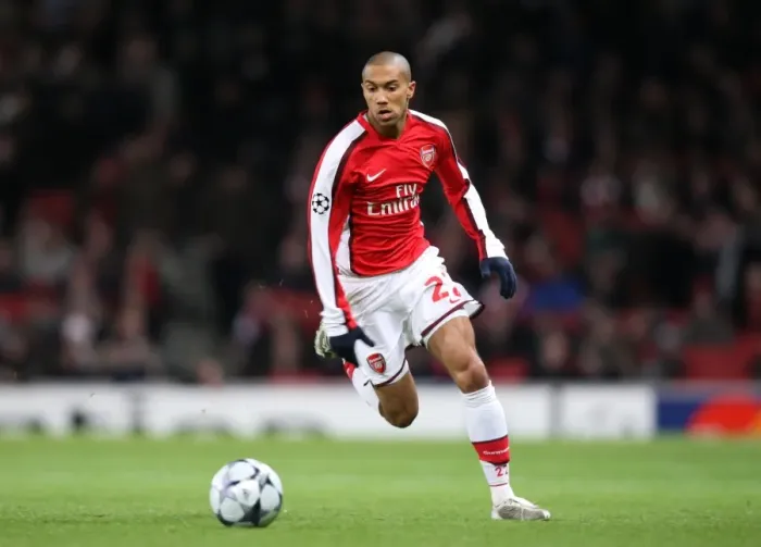Framed Print : Gael Clichy in Action: Arsenal's 1-0 Victory over Dynamo Kiev in UEFA Champions League Group G at Emirates Stadium (November 25, 2008)