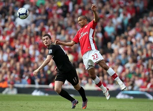 Gael Clichy (Arsenal) Adam Johnson (Man City). Arsenal 0: 0 Manchester City