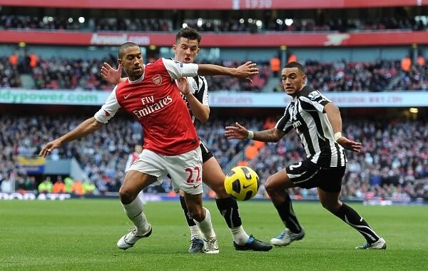 Gael Clichy (Arsenal) Joey Barton (Newcastle). Arsenal 0: 1 Newcastle United