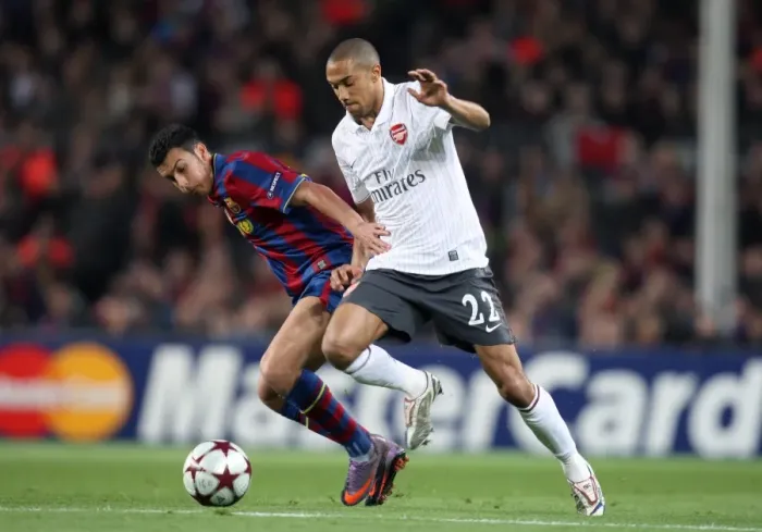 Framed Print : Gael Clichy (Arsenal) Pedro Rodriguez (Barcelona). Barcelona 4: 1 Arsenal Framed Print : Gael Clichy (Arsenal) Pedro Rodriguez (Barcelona). Barcelona 4: 1 Arsenal