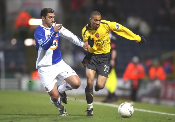 Framed Print : Gael Clichy (Arsenal) Zurab Khizanishvili (Blackburn) Framed Print : Gael Clichy (Arsenal) Zurab Khizanishvili (Blackburn)